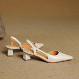 Elle Genuine Leather Heels