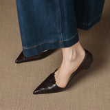 Elar Genuine Leather Heels