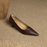 Aeris Genuine Leather Heels
