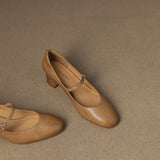 Cadrel Genuine Leather Pumps