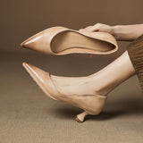 Elyia Genuine Leather Heels