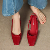 Melani Genuine Leather Heels
