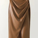Maeve Leather Skirt