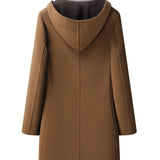 Wool Hooded Overcoat