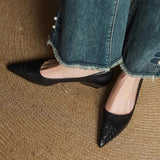 Zelith Genuine Leather Pumps