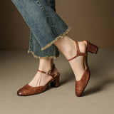 Valery Genuine Leather Pumps