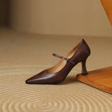Samara Genuine Leather Heels