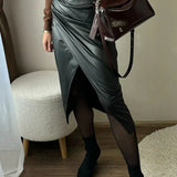 Maeve Leather Skirt