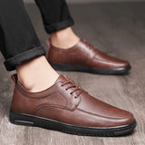 Bronze Genuine Leather Oxford