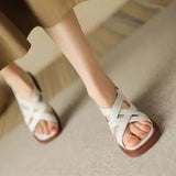 Monika Leather Sandals