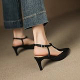 Serava Genuine Leather Heels