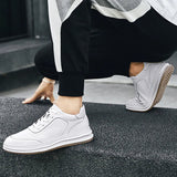 Genuine Leather Sneakers
