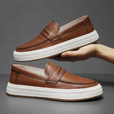 Moico Genuine Leather Loafers
