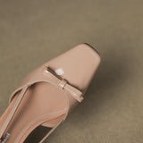 Melani Genuine Leather Heels