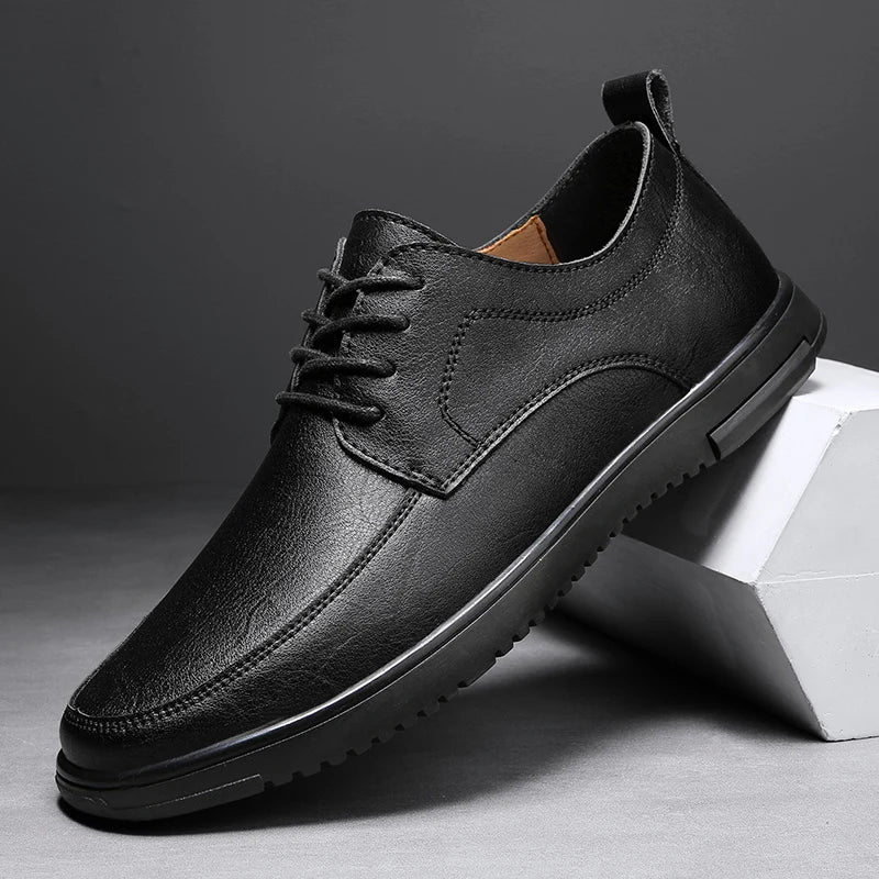 Bronze Genuine Leather Oxford