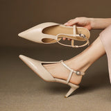 Serava Genuine Leather Heels