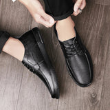 Bronze Genuine Leather Oxford