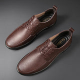 Bronze Genuine Leather Oxford