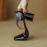 Lilian Genuine Leather Heels