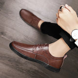 Bronze Genuine Leather Oxford
