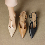 Serava Genuine Leather Heels