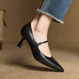 Selene Genuine Leather Pumps