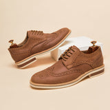 Zaviar Genuine Leather Shoes