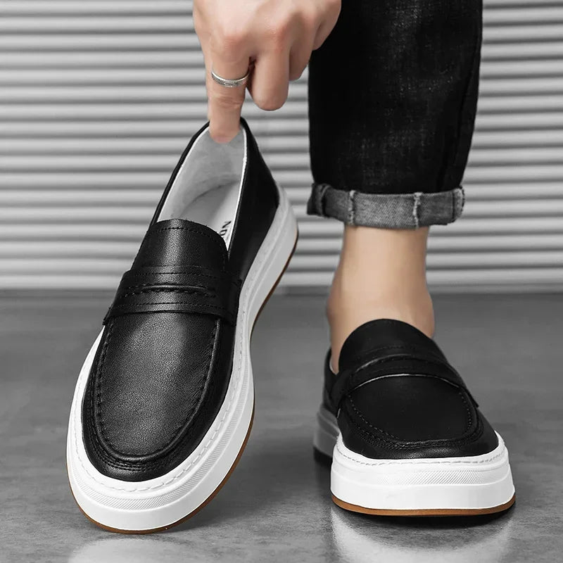 Moico Genuine Leather Loafers