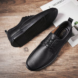 Bronze Genuine Leather Oxford