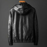Rave Hooded Leather Jacket