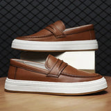 Moico Genuine Leather Loafers