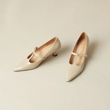 Ileen Genuine Leather Heels