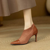 Veronica Leather Heels