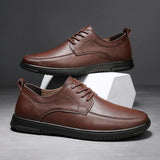 Bronze Genuine Leather Oxford