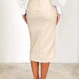Maeve Leather Skirt