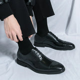 Slyther Genuine Leather Brogues