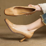 Diara Genuine Leather Heels