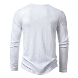 Enzo Cotton Henley Shirt