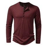 Enzo Cotton Henley Shirt