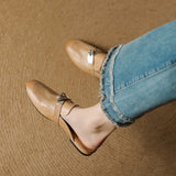 Carla Genuine Leather Mules