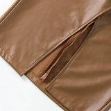 Maeve Leather Skirt