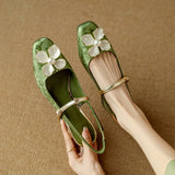Camellia Slingback Pumps