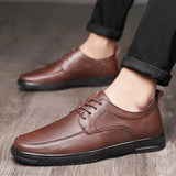 Bronze Genuine Leather Oxford