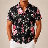 Retro Flower Casual Shirt