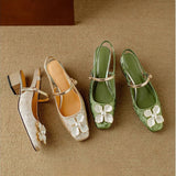 Camellia Slingback Pumps