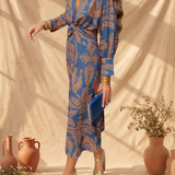 Celeste | Midi Dress with Floral Elegance