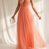 Ginevra | Maxi Dress Coral Light