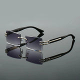Dalton Rimless Rectangular Sunglasses