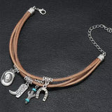 Fortuna Multi-Layered Cactus Charm Bracelet
