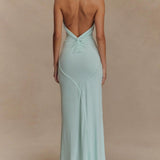 Solana Halter Maxi Dress